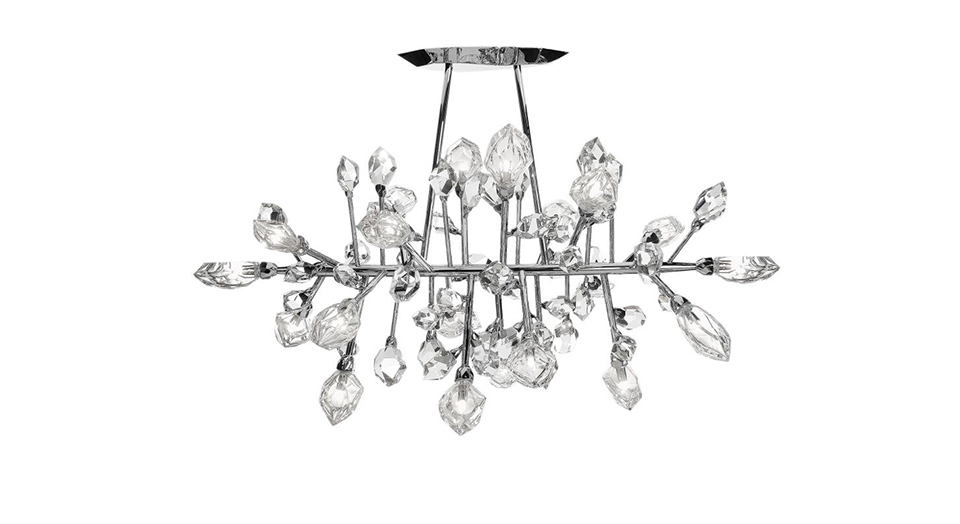 Excess-20 Light Horizontal Chandelier